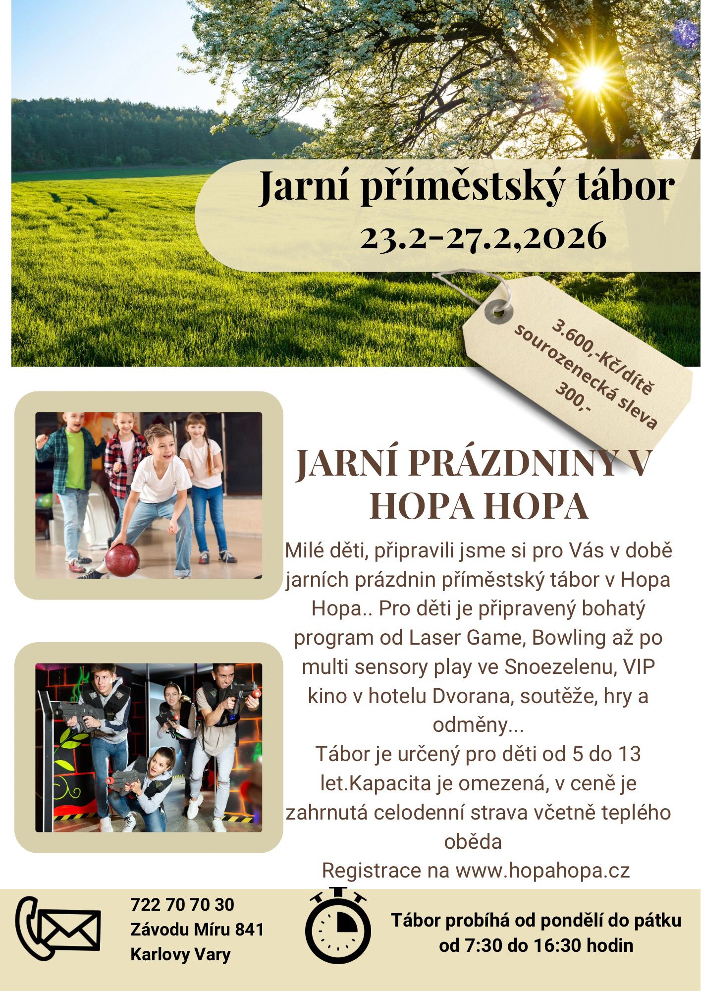 jarní tábor hopahopa